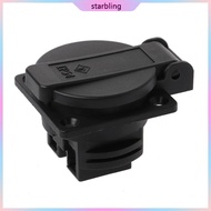 Star AC 250V 16A German Standard Power Outlet Single Plug Waterproof Wall Socket