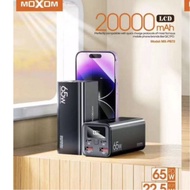 MOXOM  POWERBANK 20000Mah 65W PD / 2.5W SCPMODEL : MX-PB72MINI SIZE 20K POWERBANK 65W充电宝