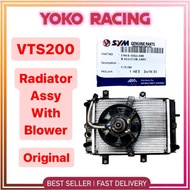 Original SYM VTS200 VTS-200 VTS 200 Radiator Assy Original with Blower Fan 19000-HMA-000 Water Tank 