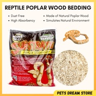 Nomoy Pet Aspen Snake Bedding Poplar Wood gecko bedding substrate Snake Wood Bedding reptile litter 