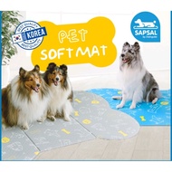 [Made in Korea] Sapsal Pet Mat Grey Color (900x630x8)mm