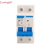 MERY Circuit Breaker, 25A/40A/50A/63A 2P 400V AC 2P Circuit Breaker, Durable DZ47-63 Air Circuit Bre