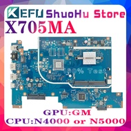 Laptop Motherboard For Asus Vivobook 17 X705m Notebook Mainboard Cpu N4000 N5000 Gpu 920mx-pm Ddr4 1