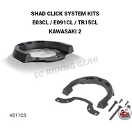 SHAD CLICK SYSTEM KITS E03CL / E091CL / TR15CL KAWASAKI 2 K011CS
