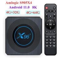 X96 X4 S905X4 電視機頂盒 安卓11 4G/64G 5GWiFi 網絡電視盒子