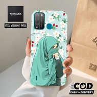 ARTALOKA Case Itel Vision 1 Pro - Softcase Itel Vision 1 Pro - Fashion Case HIJAB (TN 15) - Casing h