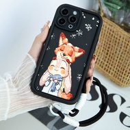 HP New Embroidery Texture Lanyard Casing Infinix Smart 9 8 Hot 50 Pro Plus Hot 50I 40I Itel P55 4G A