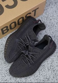 adidas originals Yeezy Boost 350 V2 黑滿天星"Black" 男女同款 黑色