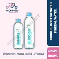 Bubbles O2 Oxygenated Mineral Water 425ml & 800ml