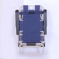Middle-Aged Elderly Comfortable Home Outdoor Folding Leisure Chair Lazy Sofa Multifunctional Portabl