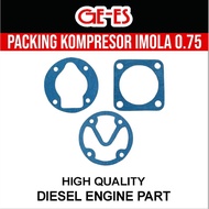 (1Set Of 3) Imola Compressor Gasket 0.75 Imola Compressor Gasket 0.75