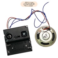 LOVIVER DIY Music Chime Box with , Wall Clock Mechanism Clock Parts ,Clock Accessories ,Melody Mecha