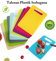 Talenan Plastik Talenan Dapur Talenan Serbaguna 29x19 cm / Talenan Dapur Plastik Anti Slip / Alas Pe