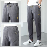 Slim-fit Elastic Waist Street Wear Loose Pants Men Men Pants New Style Trousers Stretchy Straight So