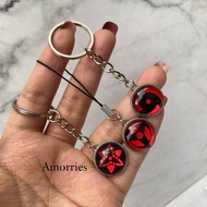 GANTUNGAN Kakashi Sasuke Itachi Sharingan Keychain / Naruto Sasuke Itachi KakashiKeychain
