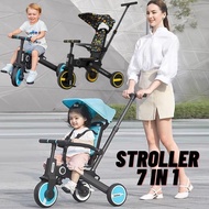 PROMO / TERMURAH Stroller Sepeda Roda 3 Stroller Lipat Anak Bayi Baby