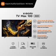Xiaomi TV Max 100 2025 Ultra-Large 4K QLED Display Dolby Vision Google TV Supported (144Hz)
