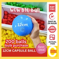 (Bulk Order) 12cm 120mm Gashapon Capsule Ball Plastic Ball Lucky Draw Ball for Vending Gacha Machine