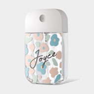 客製化禮物 粉藍花背景 英文名 酒精噴霧瓶 防疫用品 卡片式噴瓶