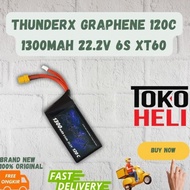 ThunderX Graphene 120C 1300mah 22.2V 6S Lipo spare part XT60 Best