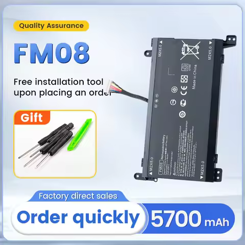 SOMI FM08 12P Laptop Battery For HP OMEN 17-an013TX 17-an014TX TPN-Q195 HSTNN-LB8B TPN-Q195 8922753-