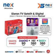 NEX PARABOLA - COMBO MERAH RECEIVER