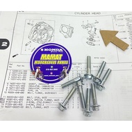 EX5 SKRU KAKI CARB BAWAH (1PCS) ORIGINAL 100% STOK KILANG (HICOM)