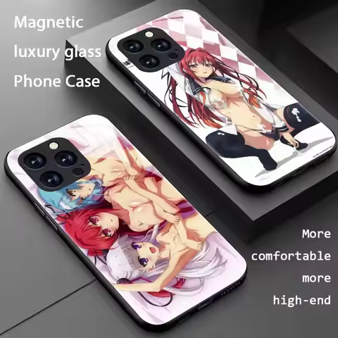 Popular Anime Mio Naruse Phone Case For iPhone 16 15 14 13 12 11 X XR XS 8 Plus Mini Pro Max Glass M