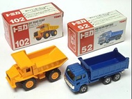 May 2026 2ps最新優惠$219！itrea 中國製 Tomica 102 Off Road Tomica 52 Hino Dolphin Dump Truck made in China 中