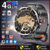 5G/4G Smart Watch 1.95 inch 680*680 AMOLED Screen 8GB+128GB RAM 900W Camera GPS WIFI Google APPS Dow