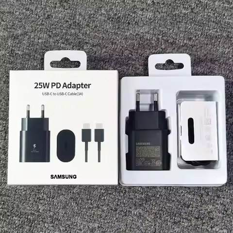 For Samsung S24 S23 S22 S21 S20 Ultra Charger 25W Super Fast Charge Adapter For Galaxy Z Flip Fold 6