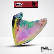 IRIDIUM VISOR NHK N1 MAX & N2 MAX ORIGINAL | IRIDIUM HELMET VISOR NHK PNP N1 N2 MAX & ELITE G1 Gm G2