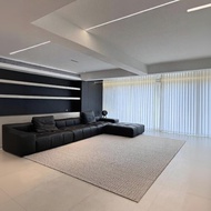 Wool Area Rug Italian Minimalist Luxury Carpet High-End Living Room Rug Soft Non-Slip Modern Home De