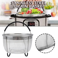 Stainless Steel Steamer Basket with Silicone Handle for Instant Pot Accessories