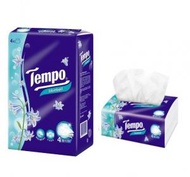 Tempo - (藍風鈴/1條共4包) Tempo 4層加厚紙巾 (4包) x 1條