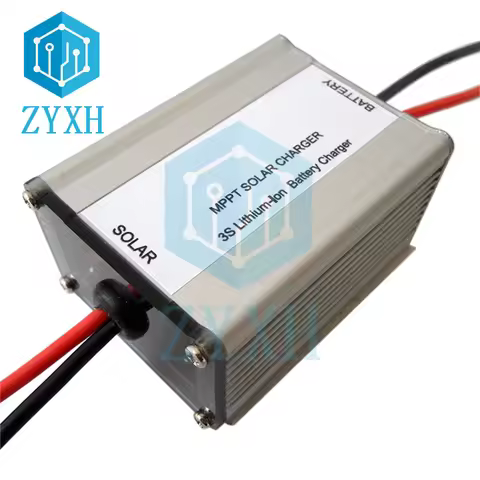 5A 10A BQ24650 MPPT Solar Charge Controller 11.1V 12.6V 12.8V 14.4V 18V BMS 3S 4S Li-Ion Lithium LiF