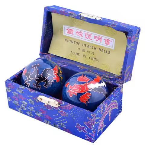 4.8cm BALLS Feng Shui Baoding Chinese Health Exercise Stress Relief Balls F1119