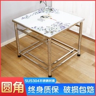 Table Dining New Style Household Folding Assembly Stainless Steel Multi-Function Table Grilling Squa