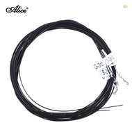 Alice AC136BK-H Black Nylon Classical Guitar Strings 6pcs/set (.0285-.044) Hard Tension with One Com