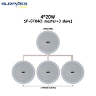 Home Sound System 8 Inch Bluetooth Framless Active 20W Ceiling Speaker Built-in Class D Amplifier AB