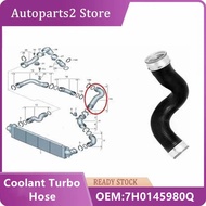 7H0145980Q Engine Intercooler Booster Pipe Coolant Turbo Hose for VW Campmob Transporter T5 1.9 Tdi 