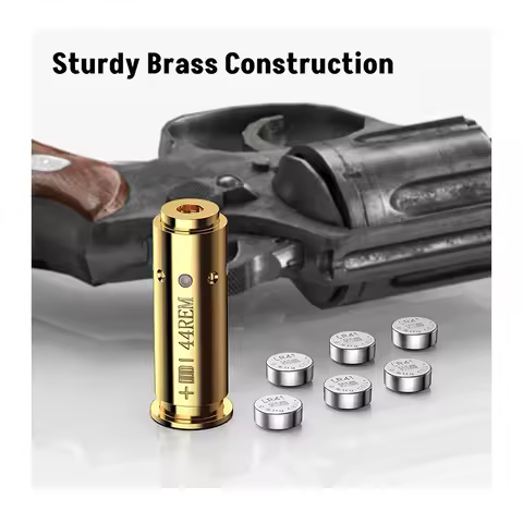 Red Laser 44 REM MAG Boresighter Bore Sight Red Zeroing Bore Sighting with Batteries