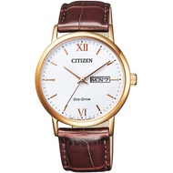 Citizen Mens BM9012-02A ( Watch CITIZEN COLLECTION Eco-Drive Day-Date Mens) Round Watch Brown Solar 