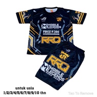 Free fire Mobile Legends Gaming Clothes Set EVOS ROAR ONIC ALTER EGO MOBILE LEGENDS HERRO RRQ Boys A