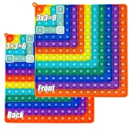 From Thailand Pop it Double-Sided Printing Diagonal Rainbow (Front) 12x12 =144 (Back) Plus 12+12=24 