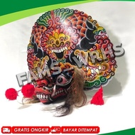 Sale 8.8 Barongan Telon Vip Size 22 Full Wood Barongan Caplokan Kayu Red Fire Jz62