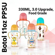 Botol 11oz 330ML PPSU Susu Botol Susu Upgrade Bottle Colic New Design 3.0 Generation Wide Neck New