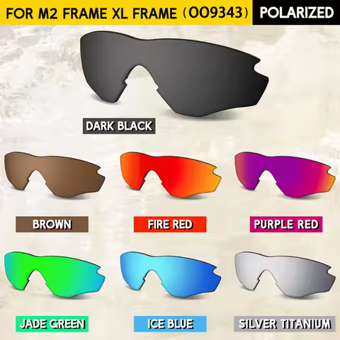 Performance Polarized Replacement Lenses for Oakley M2 Frame XL OO9343 Sunglasses-100% UV Protection