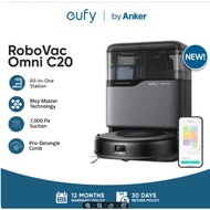 Eufy by Anker Robot Vacuum Omni C20, Robot Vacuum and Mop Combo, Self Emptying, All-in-One Station
