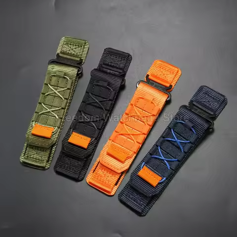 20 22mm Premium Quality Breathable Odorless Nylon Watch Strap with Velcro Rope Hook for COROS NOMAD 